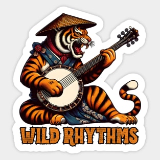 Banjo tiger Sticker